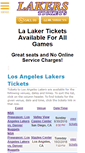 Mobile Screenshot of lalakertickets.com